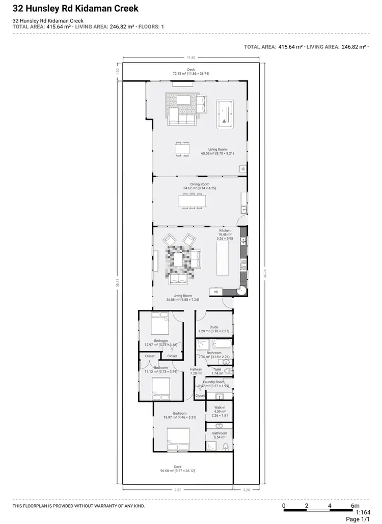 Floorplan of Homely house listing, 32 Hunsley Road, Kidaman Creek QLD 4574