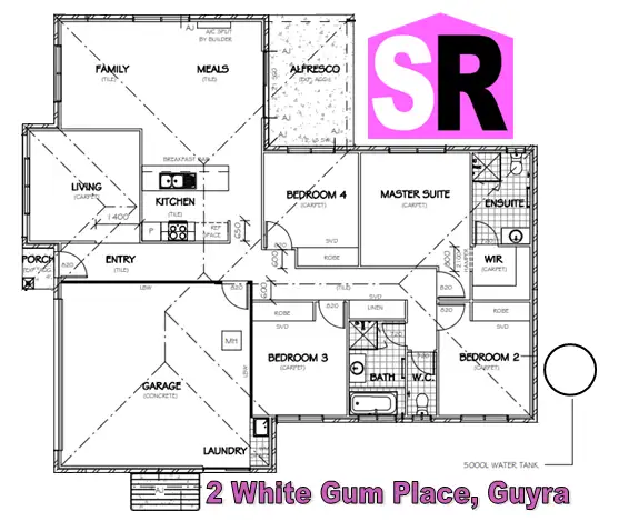 Floorplan of Homely house listing, 2 White Gum Place, Guyra NSW 2365