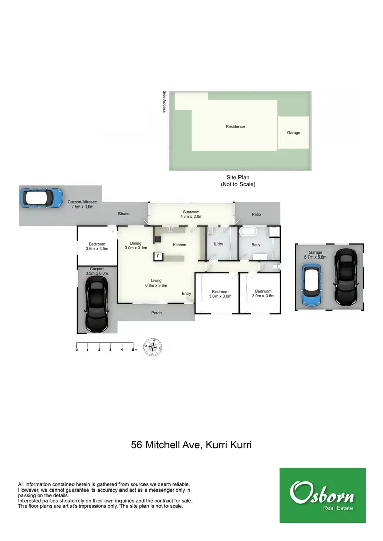 Floorplan of Homely house listing, 56 Mitchell Avenue, Kurri Kurri NSW 2327