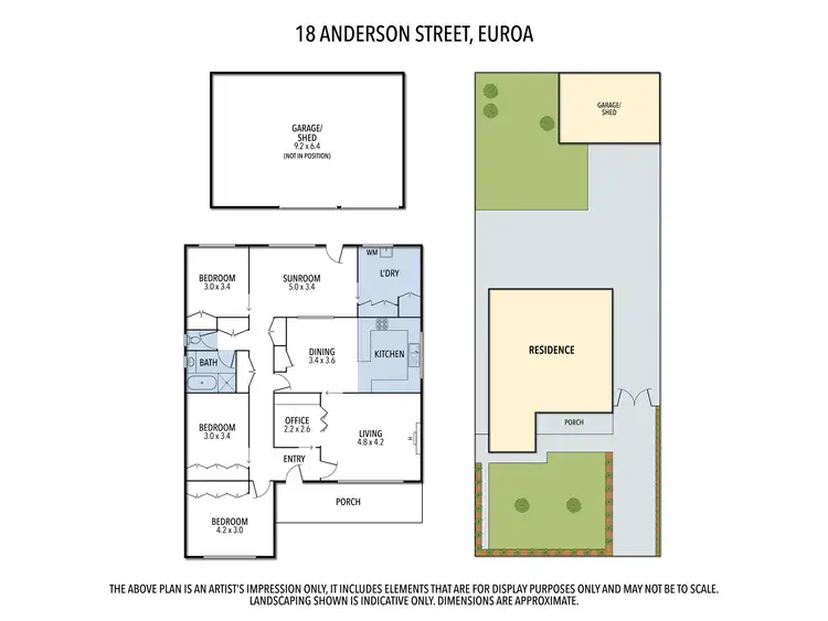 Floorplan of Homely house listing, 18 Anderson Street, Euroa VIC 3666