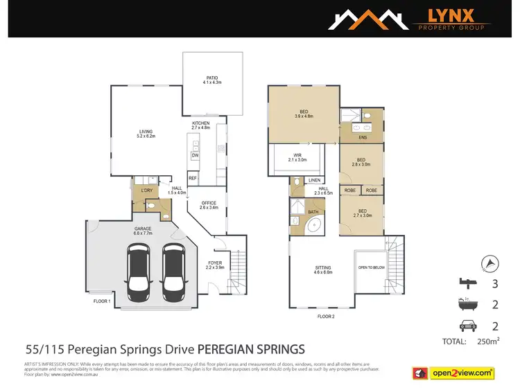 Floorplan of Homely house listing, 55/115 Peregian Springs Drive, Peregian Springs QLD 4573