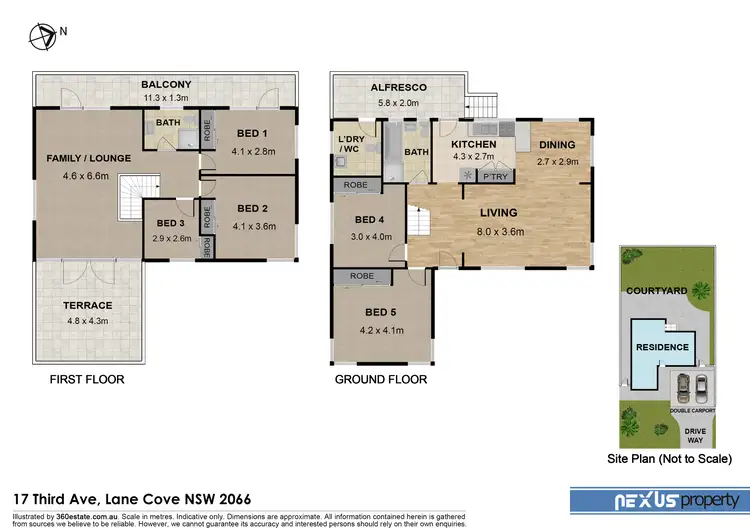 Floorplan of Homely house listing, 17 Third Avenue, Lane Cove NSW 2066