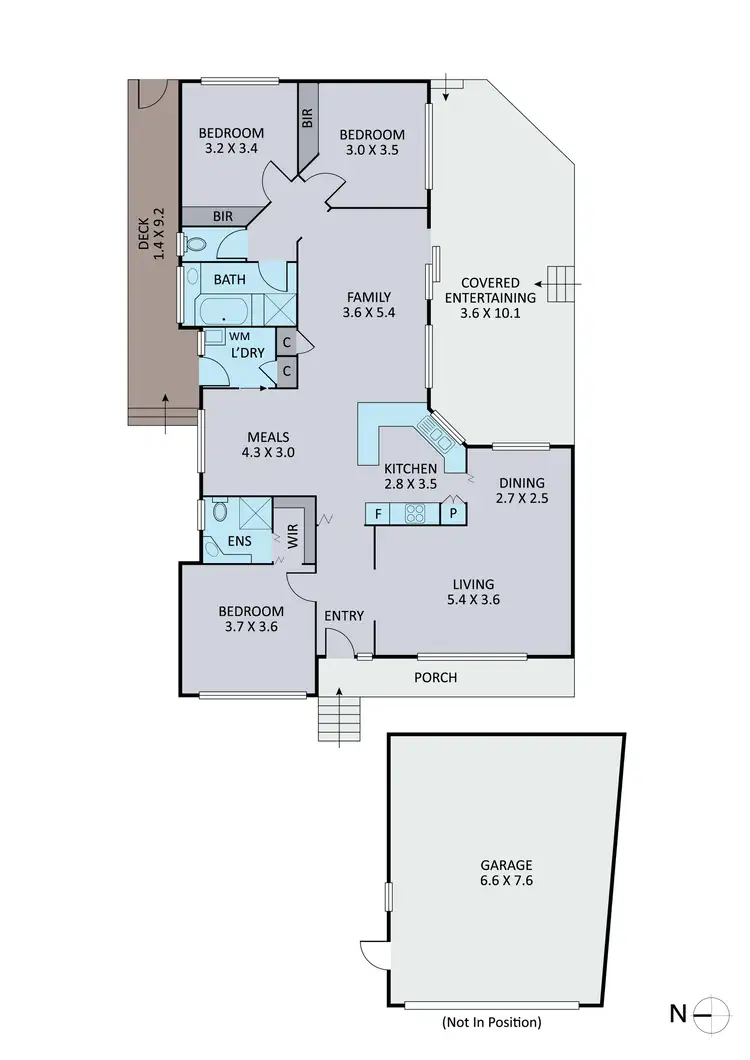 Floorplan of Homely house listing, 5 Steeple Place, Endeavour Hills VIC 3802