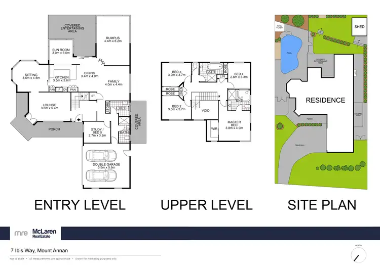 Floorplan of Homely house listing, 7 Ibis Way, Mount Annan NSW 2567