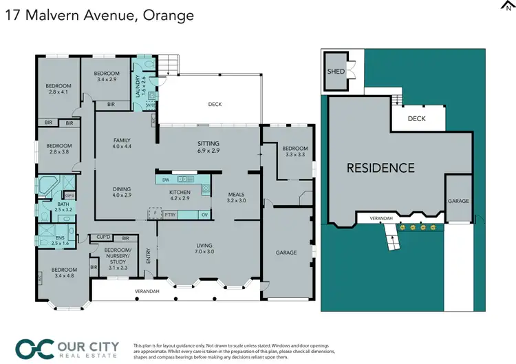 Floorplan of Homely house listing, 17 Malvern Avenue, Orange NSW 2800