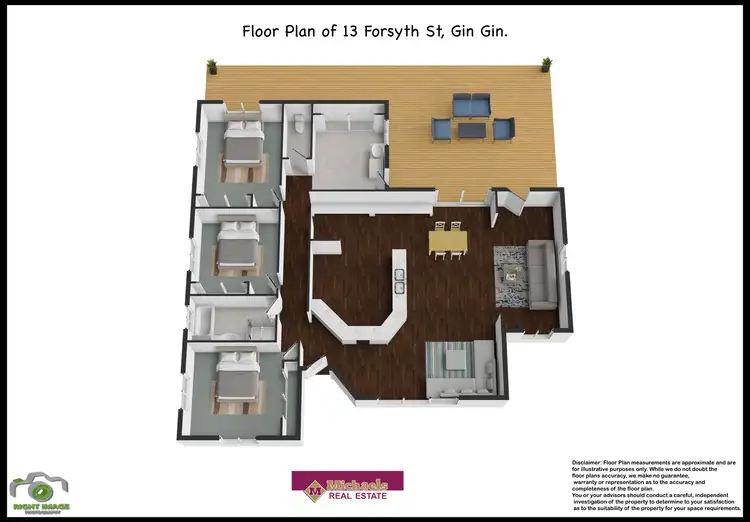 Floorplan of Homely house listing, 13 Forsyth Street, Gin Gin QLD 4671