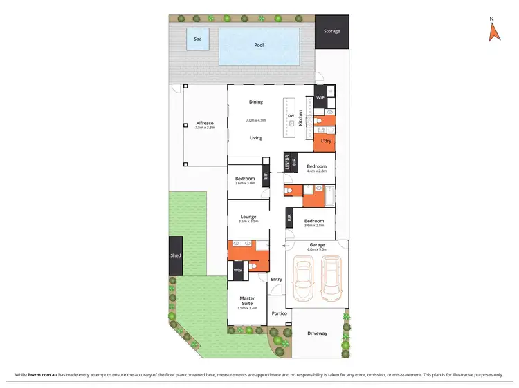 Floorplan of Homely house listing, 35-39 Raleigh Circuit, Armstrong Creek VIC 3217