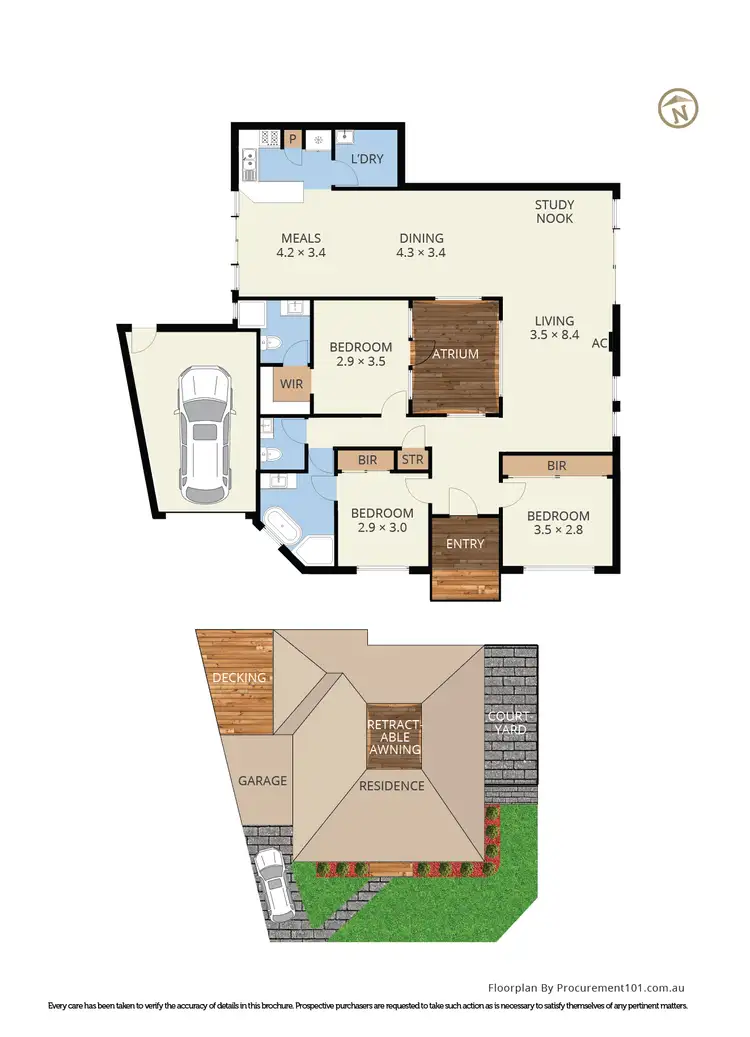 Floorplan of Homely house listing, 1 Marlene Court, Springvale VIC 3171