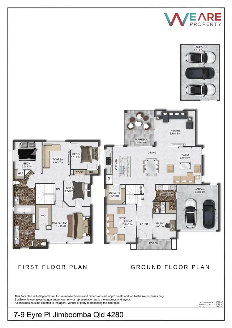 Floorplan of Homely house listing, 7 Eyre Place, Jimboomba QLD 4280