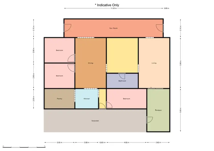 Floorplan of Homely rural property listing, 445 Avalon Road, Dyers Crossing NSW 2429