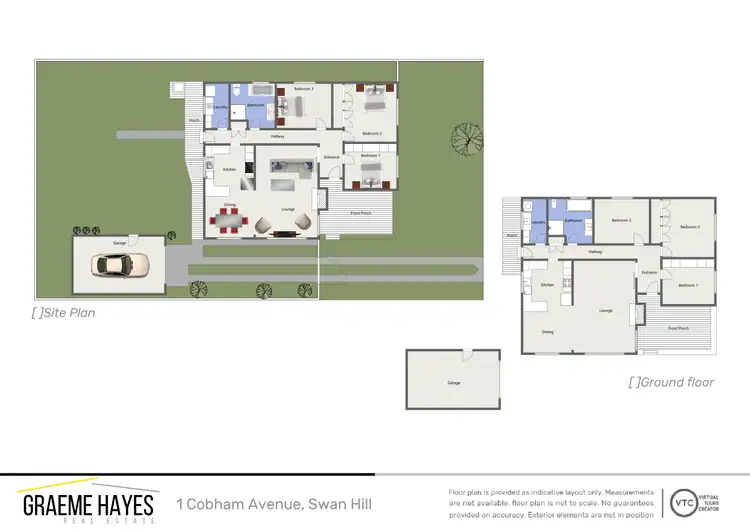 Floorplan of Homely house listing, 1 Cobham Avenue, Swan Hill VIC 3585