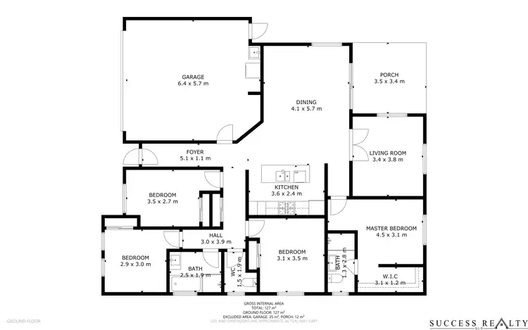 Floorplan of Homely house listing, 14 Cassidy Terrace, Mount Kynoch QLD 4350