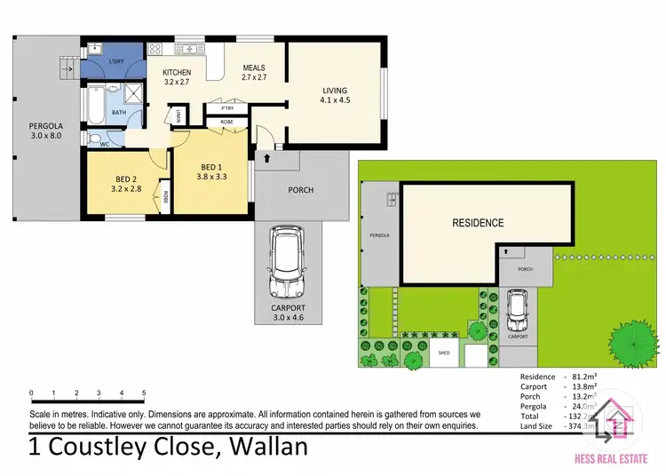 Floorplan of Homely house listing, 1 Coustley Close, Wallan VIC 3756