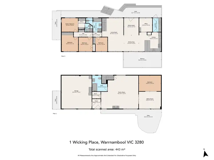 Floorplan of Homely house listing, 1 Wicking Place, Warrnambool VIC 3280