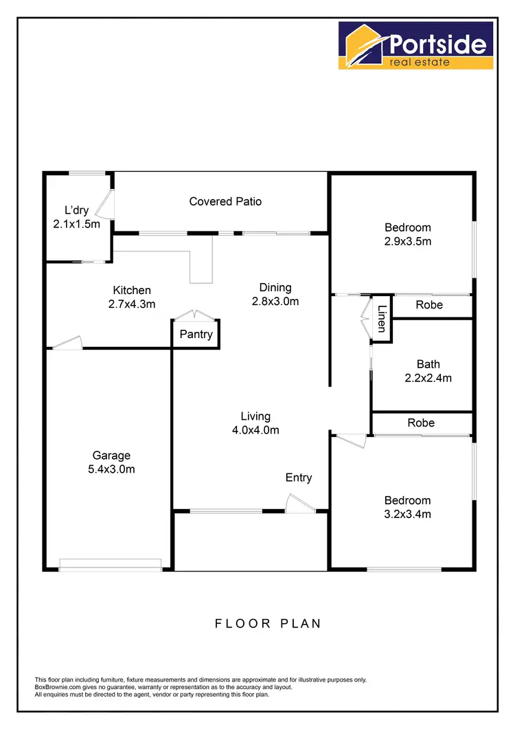 Floorplan of Homely townhouse listing, 13/19 Beatty Boulevard, Tanilba Bay NSW 2319