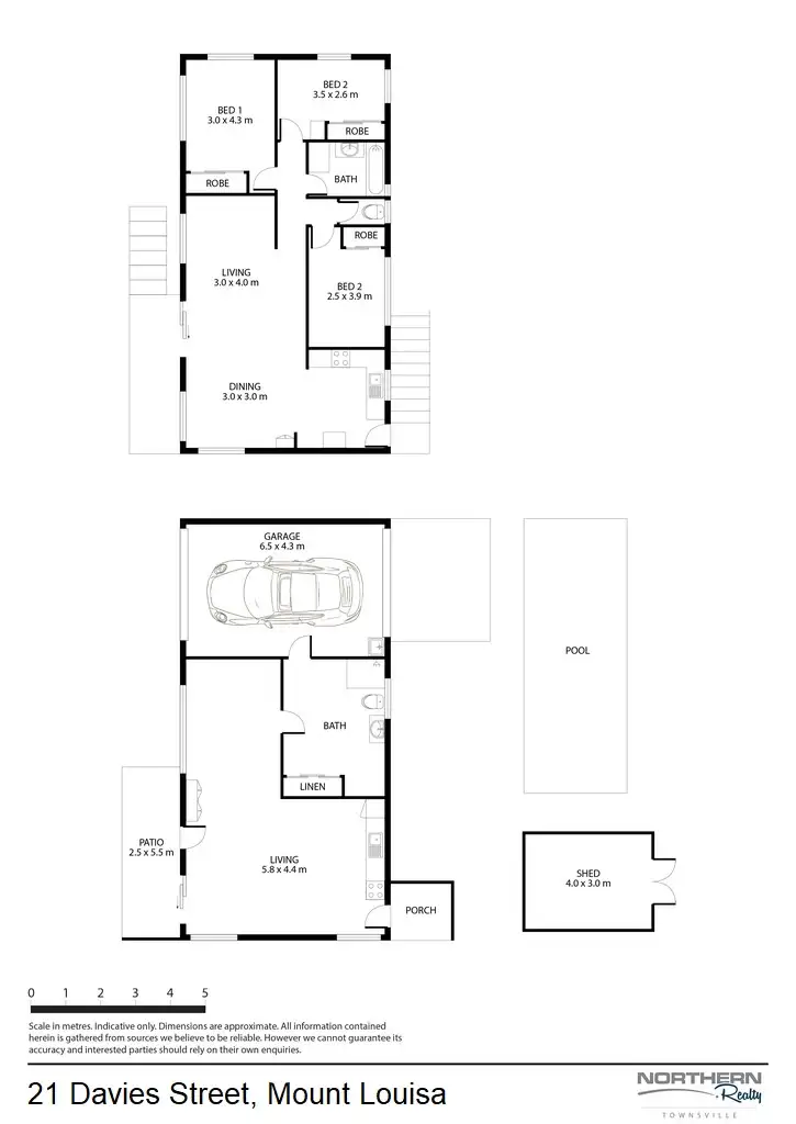 Floorplan of Homely house listing, 21 Davies Street, Mount Louisa QLD 4814