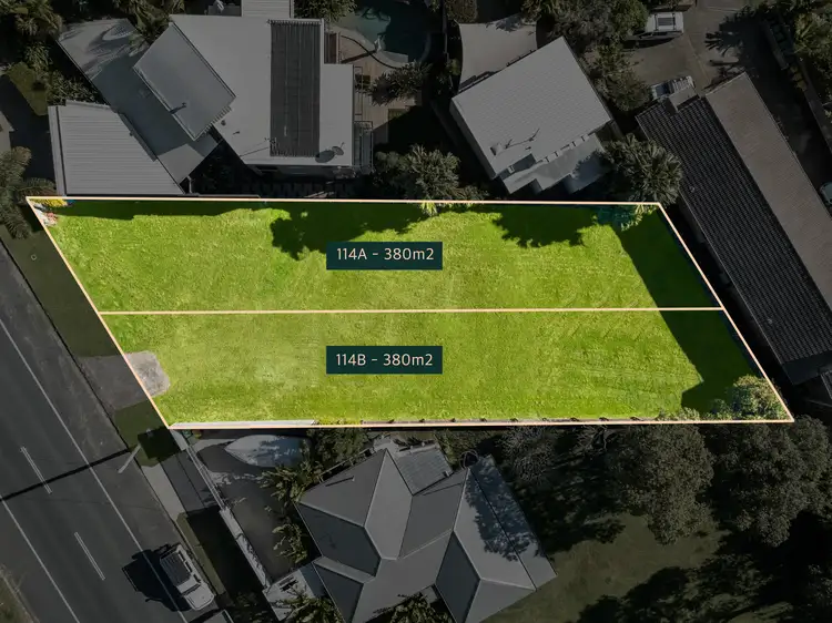 Floorplan of Homely land listing, 114A Buderim Avenue, Alexandra Headland QLD 4572