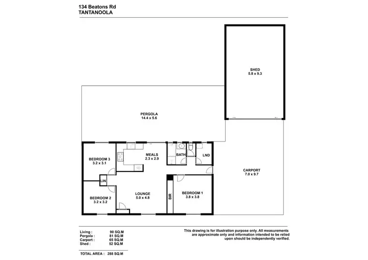 Floorplan of Homely rural property listing, 134 Beaton Road, Tantanoola SA 5280