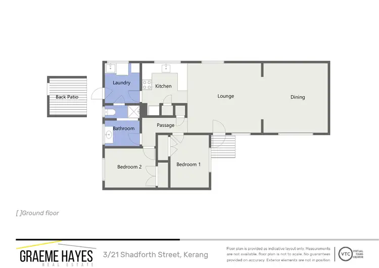 Floorplan of Homely unit listing, 3/21 Shadforth Street, Kerang VIC 3579