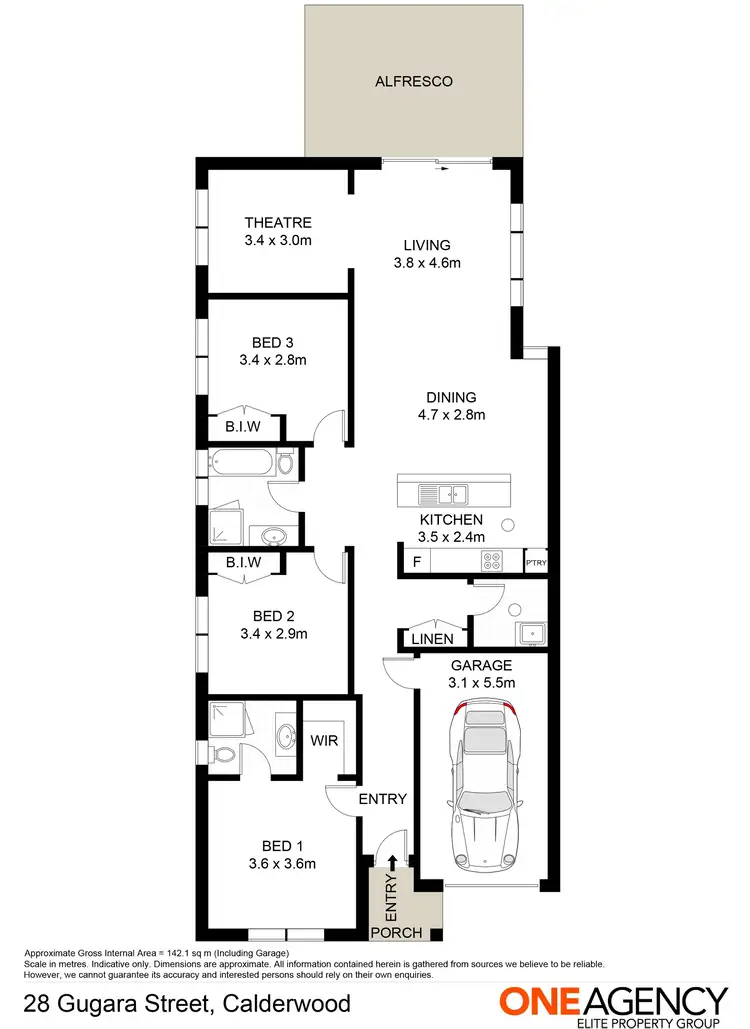 Floorplan of Homely house listing, 28 Gugara Street, Calderwood NSW 2527