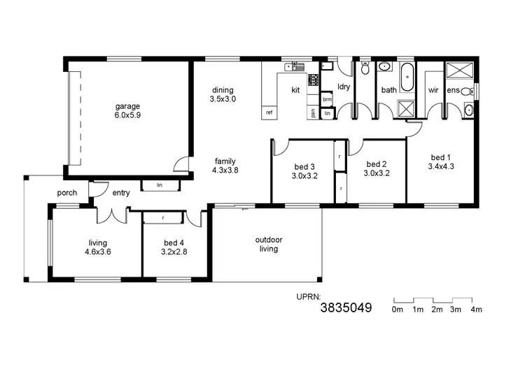 Floorplan of Homely house listing, Address available on request
