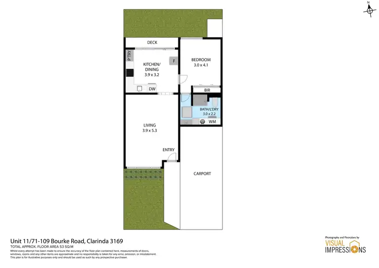Floorplan of Homely unit listing, 11/71-109 Bourke Road, Clarinda VIC 3169