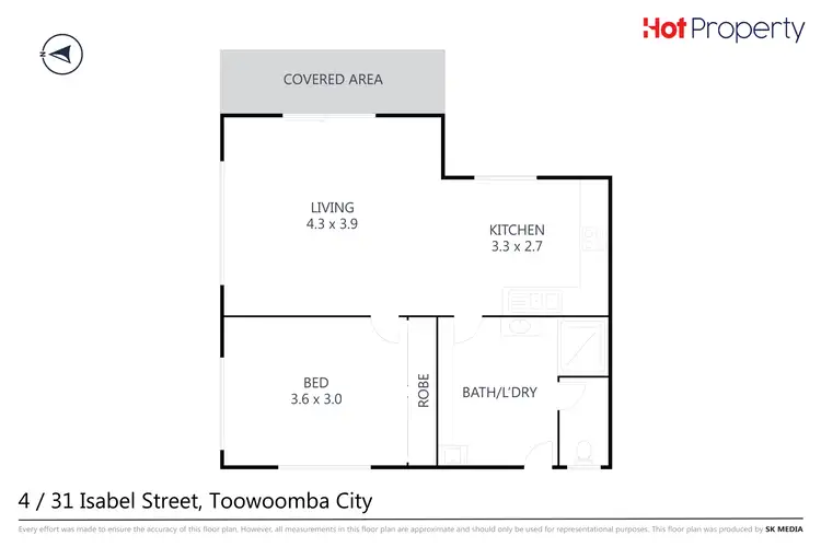 Floorplan of Homely unit listing, Unit 4/31 Isabel Street, Toowoomba City QLD 4350