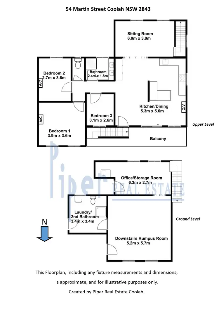 Floorplan of Homely house listing, 54 Martin Street, Coolah NSW 2843