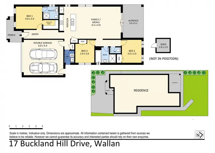 Floorplan of Homely house listing, 17 Buckland Hill Drive, Wallan VIC 3756