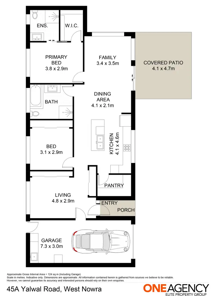 Floorplan of Homely house listing, 45 Yalwal Road, West Nowra NSW 2541