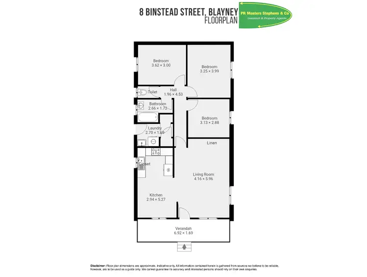 Floorplan of Homely house listing, 8 Binstead Street, Blayney NSW 2799