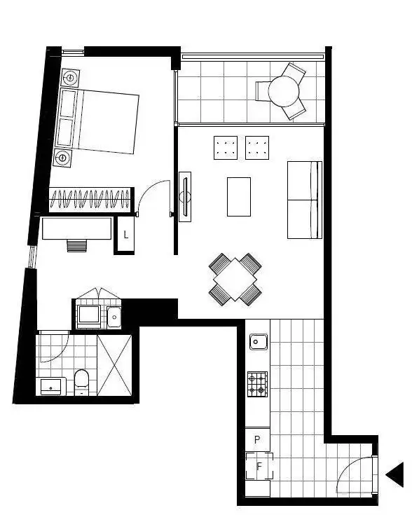 Floorplan of Homely apartment listing, 7511/2 Cullen Close, Forest Lodge NSW 2037