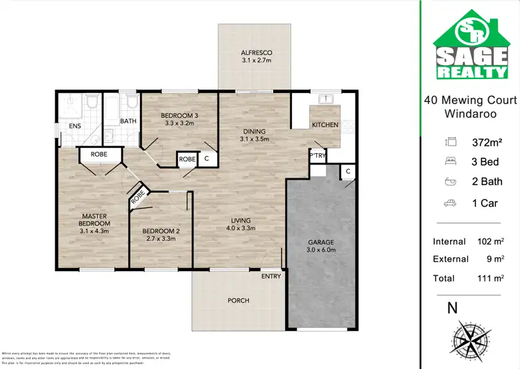 Floorplan of Homely house listing, 40 Mewing Court, Windaroo QLD 4207