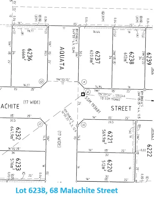 Floorplan of Homely land listing, 68 Malachite Street, Chisholm NSW 2322
