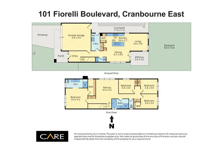 Floorplan of Homely house listing, 101 Fiorelli Boulevard, Cranbourne East VIC 3977
