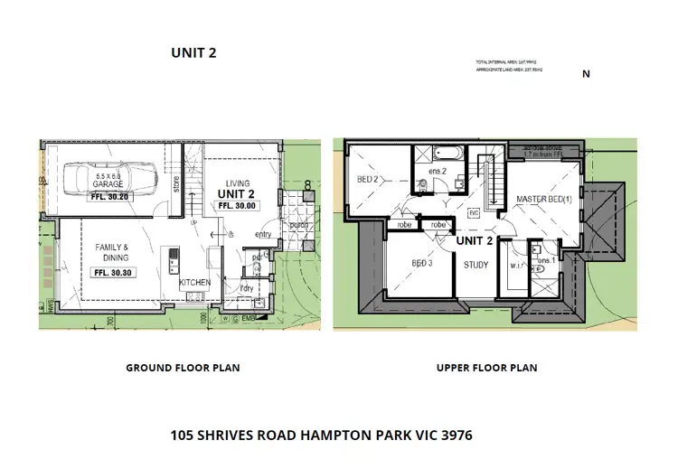 Floorplan of Homely townhouse listing, 2/105 Shrives Road, Hampton Park VIC 3976