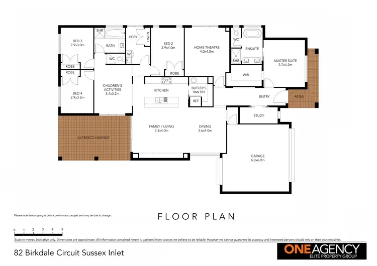 Floorplan of Homely house listing, 82 Birkdale Circuit, Sussex Inlet NSW 2540