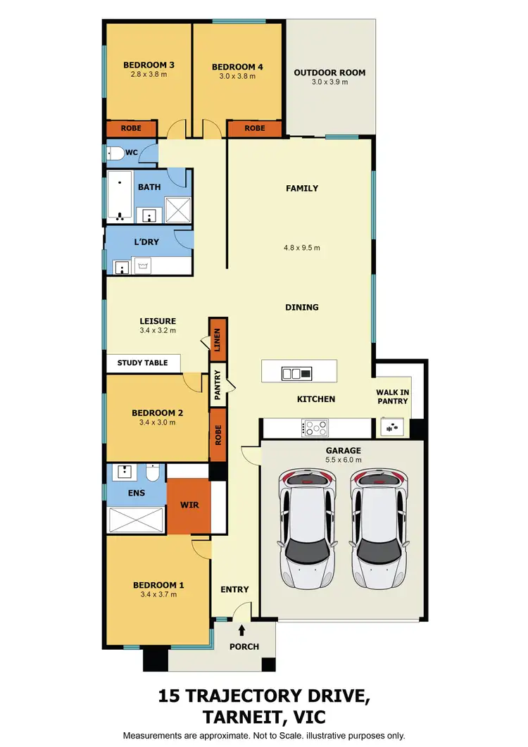 Floorplan of Homely house listing, 15 Trajectory Drive, Tarneit VIC 3029