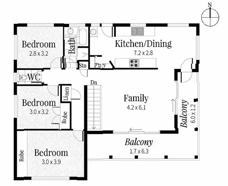 Floorplan of Homely house listing, 31 The Crescent, Ashmore QLD 4214