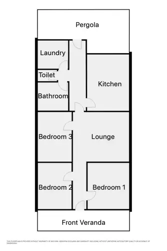 Floorplan of Homely house listing, 17 Arnold Street, Warracknabeal VIC 3393