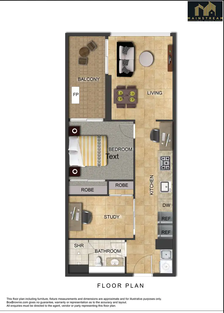 Floorplan of Homely apartment listing, 304/2 Furzer Street, Phillip ACT 2606