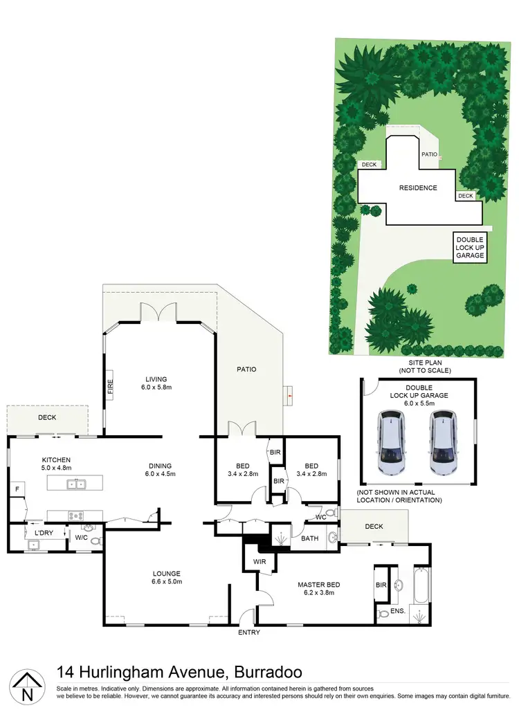 Floorplan of Homely house listing, 14 Hurlingham Avenue, Burradoo NSW 2576