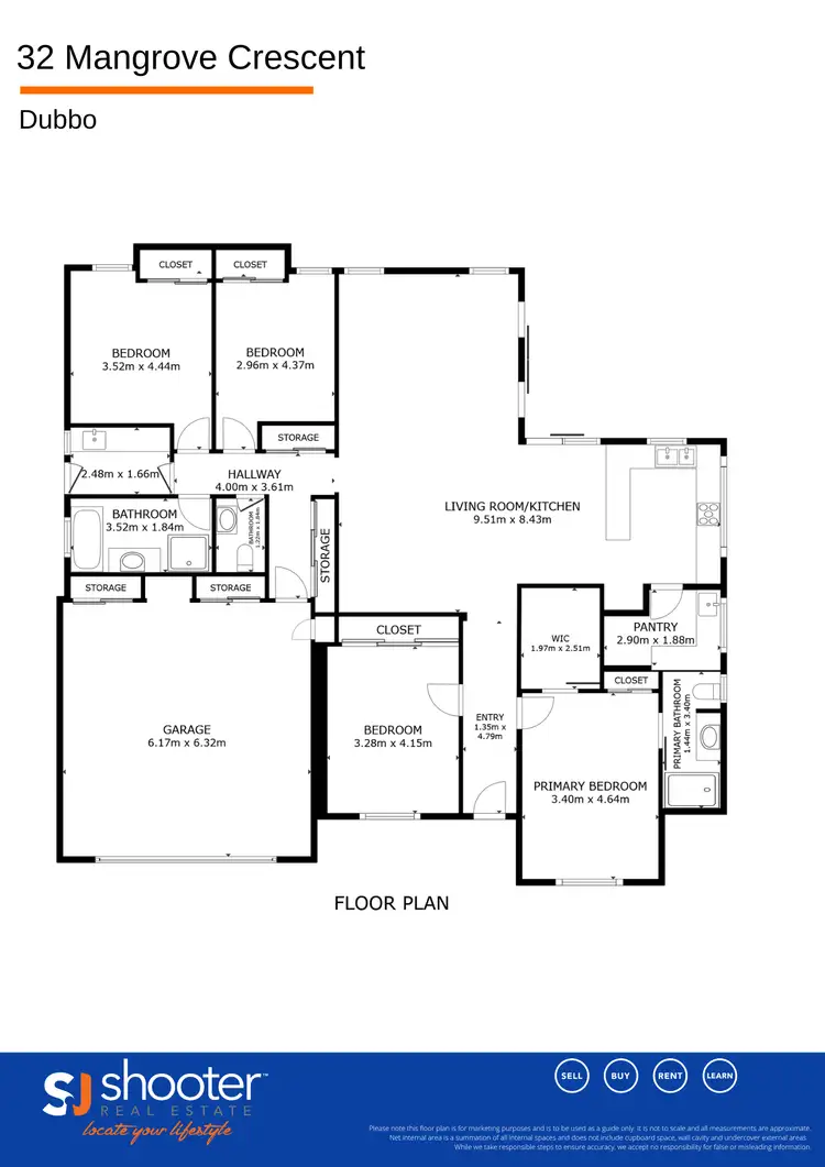 Floorplan of Homely house listing, 32 Mangrove Crescent, Dubbo NSW 2830