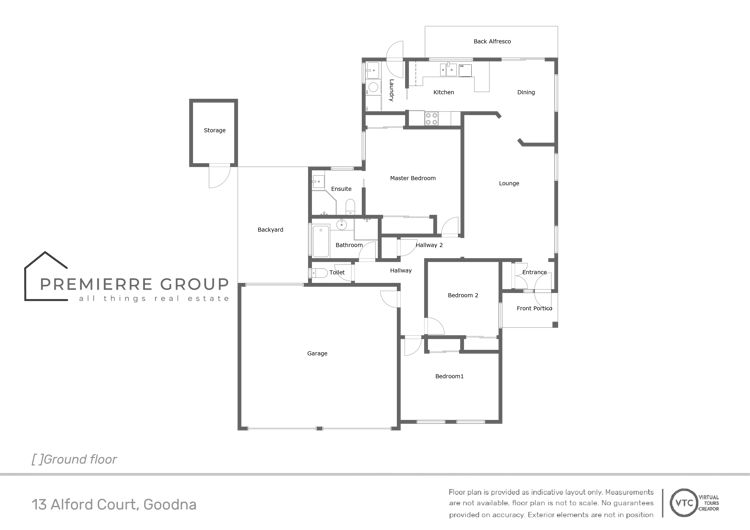 Floorplan of Homely house listing, 13 Alford Court, Goodna QLD 4300