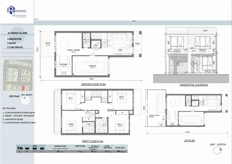 Floorplan of Homely townhouse listing, 43 Monk Glade, Riverstone NSW 2765