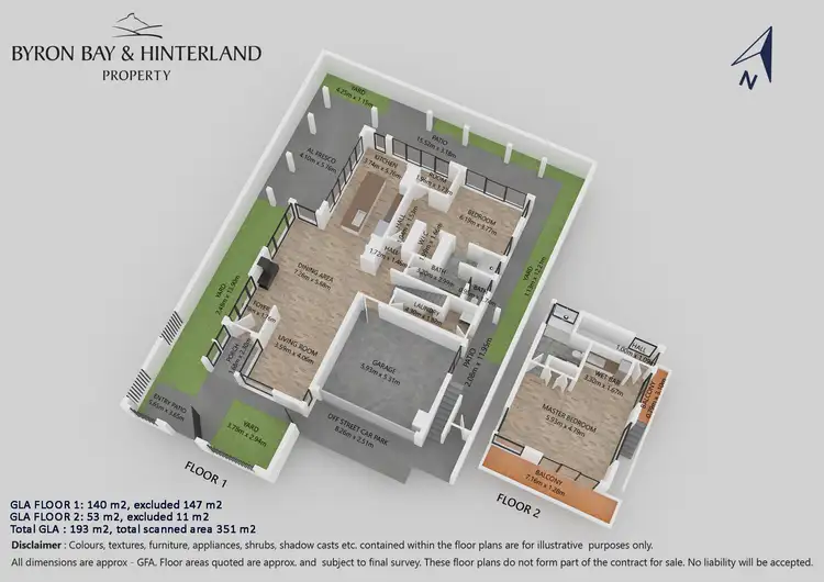Floorplan of Homely house listing, 3 Minyon Street, Brunswick Heads NSW 2483