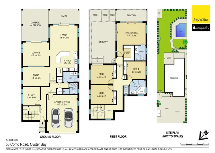 Floorplan of Homely house listing, 56 Como Road, Oyster Bay NSW 2225