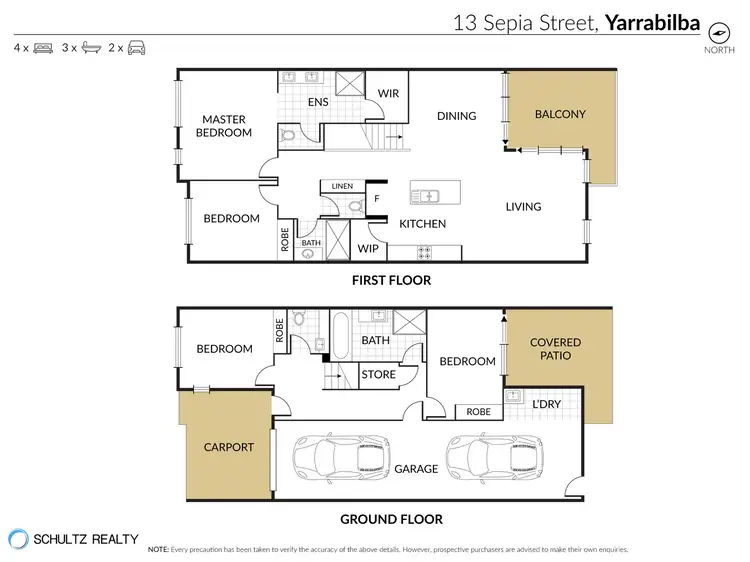 Floorplan of Homely house listing, 13 Sepia St, Yarrabilba QLD 4207