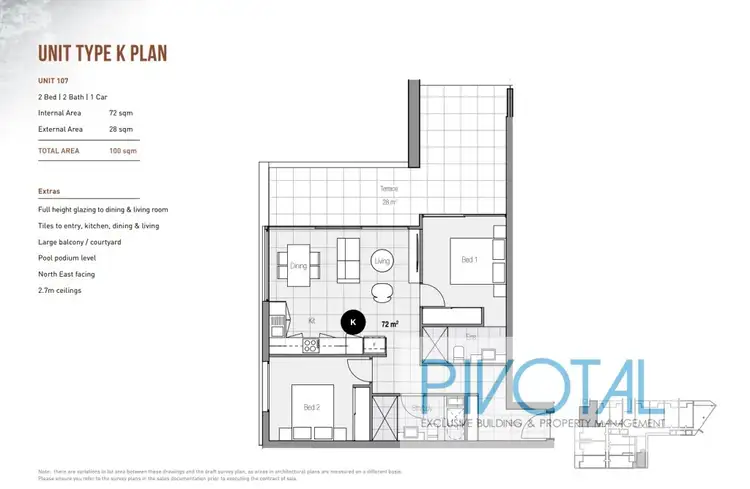 Floorplan of Homely apartment listing, 107/8 Holden Street, Woolloongabba QLD 4102