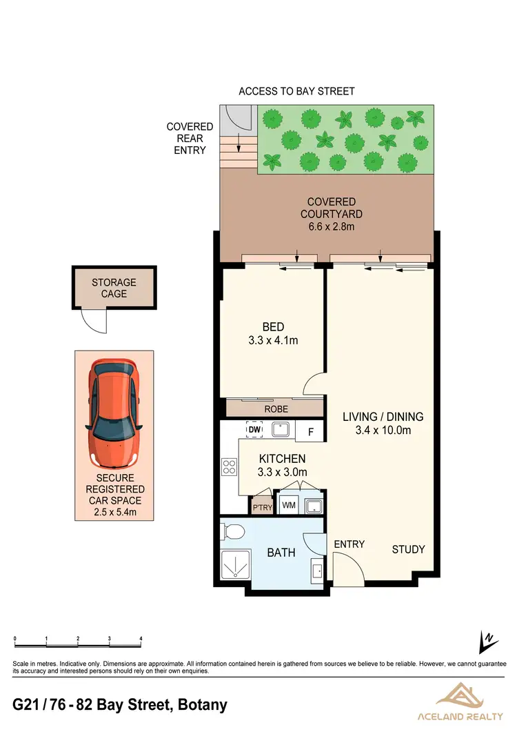 Floorplan of Homely apartment listing, G21/82 Bay street, Botany NSW 2019